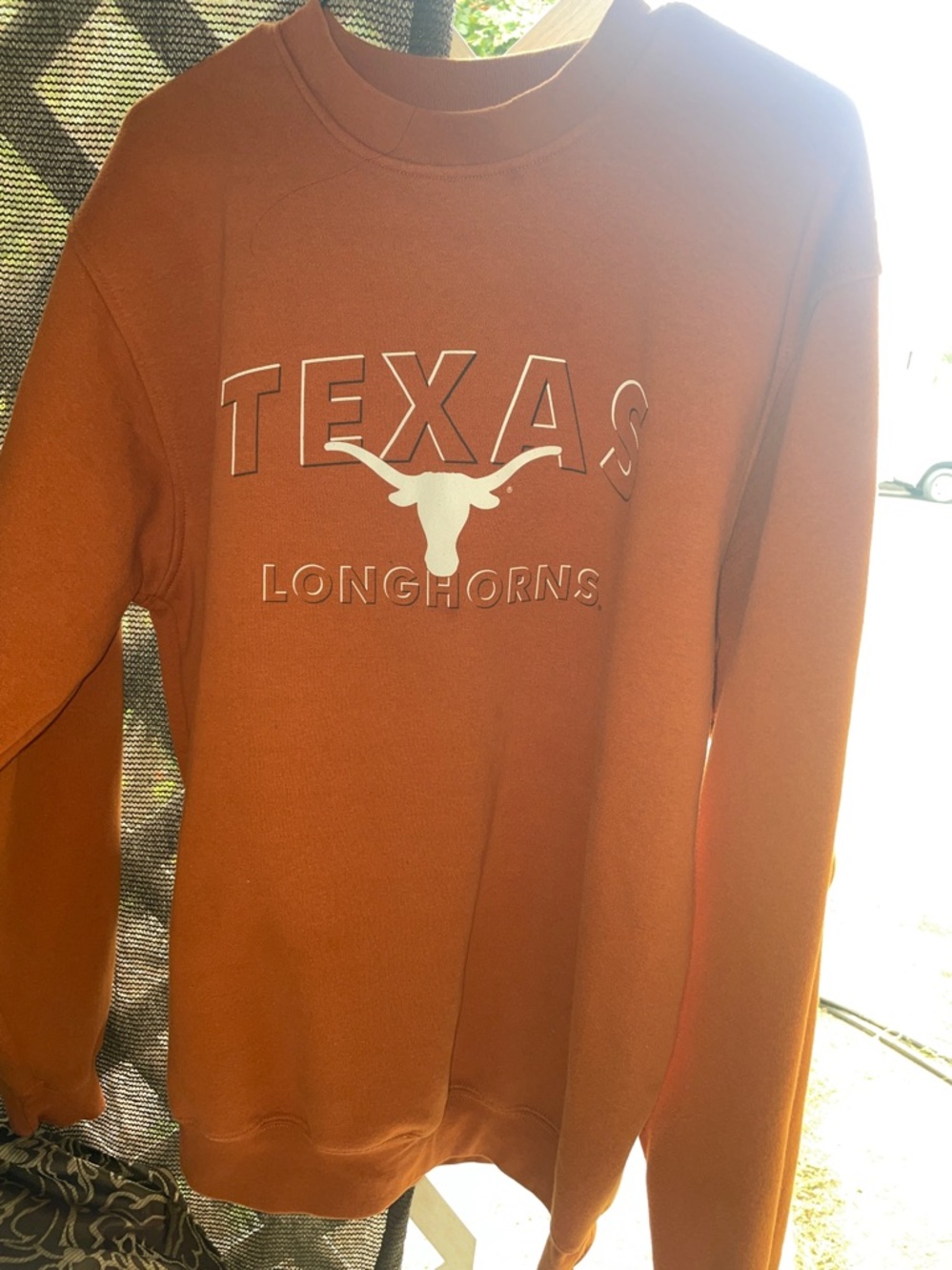 Soffe Texas Longhorns Orange Crewneck Sweatshirt